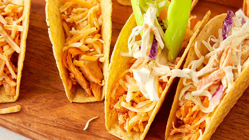 buffalo chicken tacos