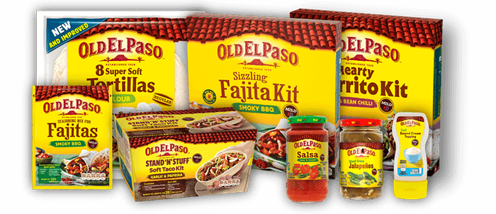 Old El Paso Product Range