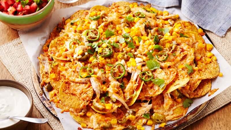 easy chicken fifteen minute nachos